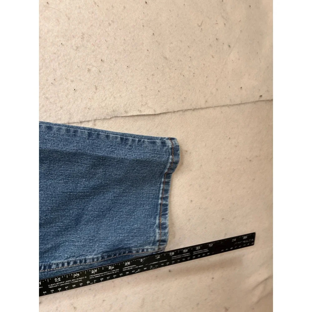 Wrangler Premium Quality Mens Straight Leg Jeans Blue 42x30 1097FXWXD